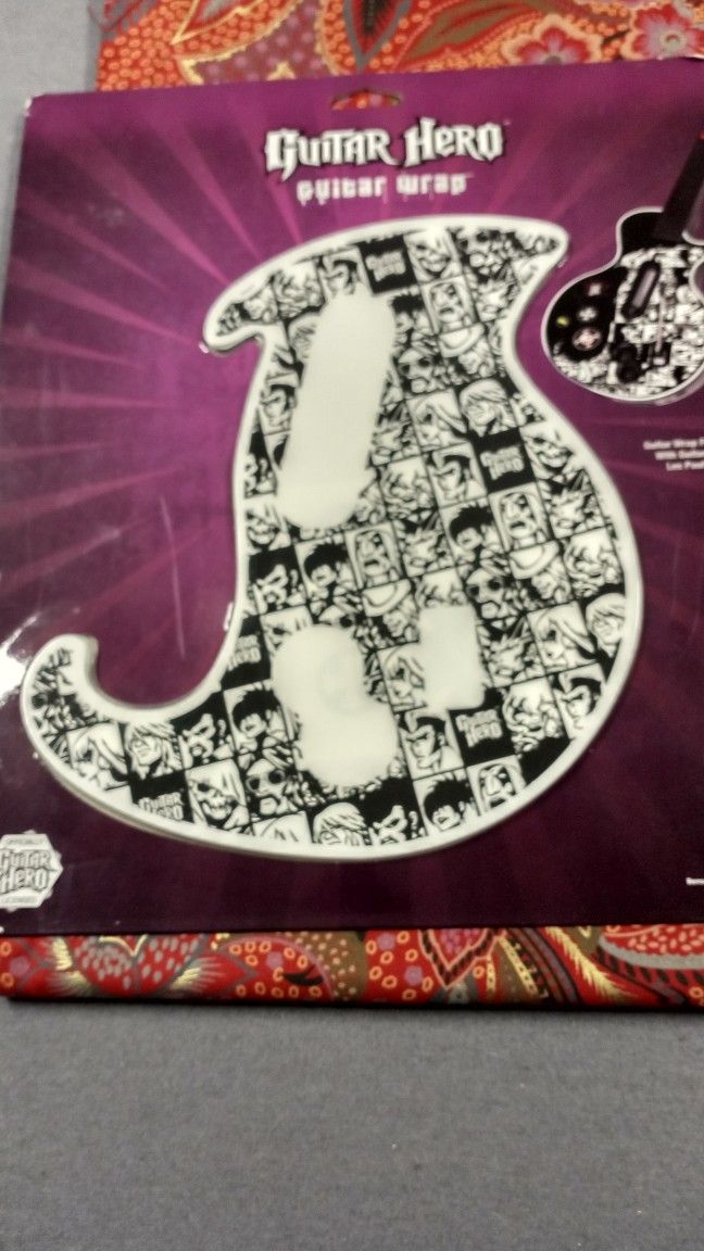 Guitar Hero Guitar Cover/ Skin