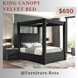 Black King Size Beds -