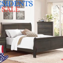 🇺🇸 4 PC QUEEN BEDROOM SET 🇺🇸