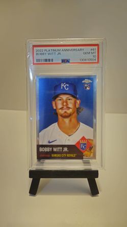 2022 Topps Chrome Bobby Witt Jr Rookie Card PSA 10