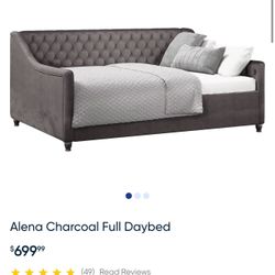 (Day Bed) - Gray/Charcoal Rooms To Go 