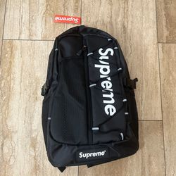 Black Supreme SS17 Backpack