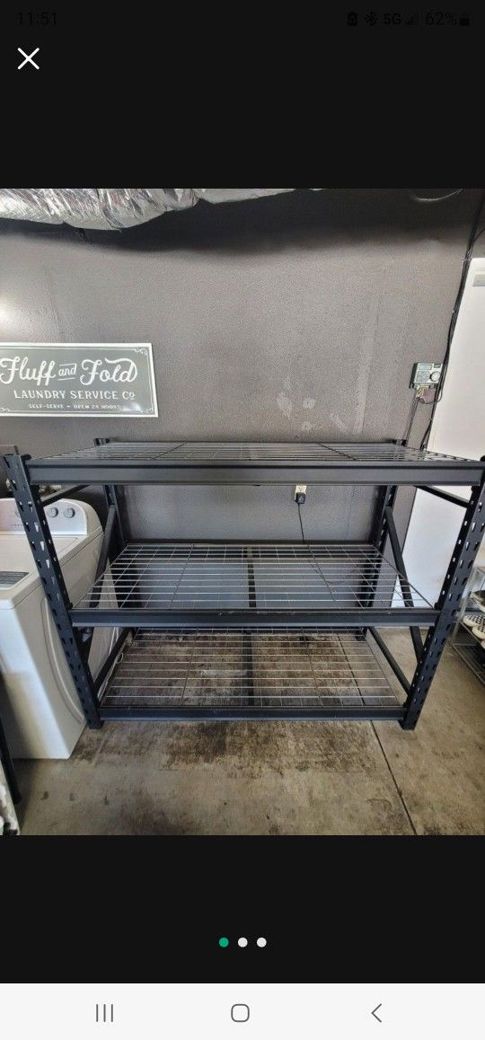 Husky 3 Shelf Metal Industrial Rack $160