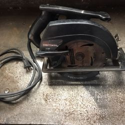 7 1/4” Craftsman Circular Saw Black