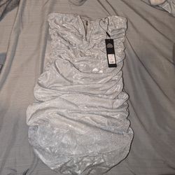 Sexy Silver Dress 