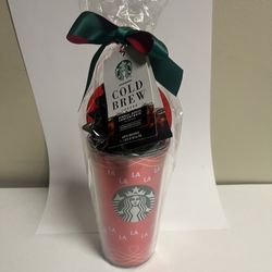 Coffee  - “Brand New” Cold Brew Starbucks 1-1.35 FL. OZ. POD Coffee with 16 oz. Tumbler Kit. ONLY: $10 !!
