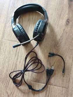 Tzumi RGB Wired Gaming Headphone for PS4, Xbox One, PC Computer