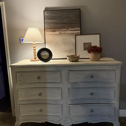 Solid wood dresser