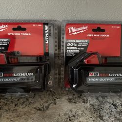 Milwaukee 8.0 batterys (Each) (⬇️) 