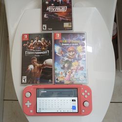 New NINTENDO SWITCH With 3 Games Included