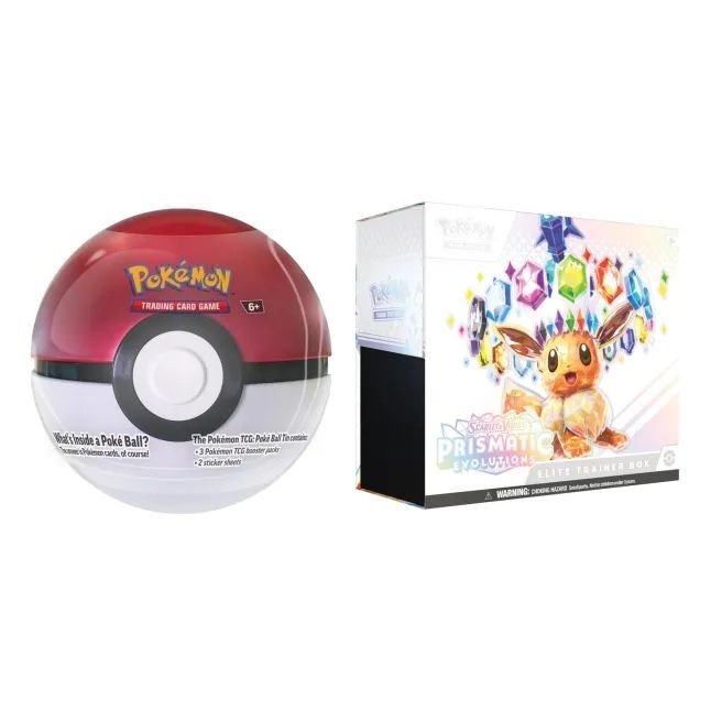 Sams Club Pokemon Prismatic Evolutions Elite Trainer Box + Pokeball 2 pack