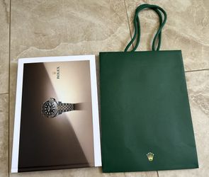 Catalog & Rolex Bag 