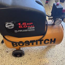 Air Compressor 6 Gal Bostitch Brand