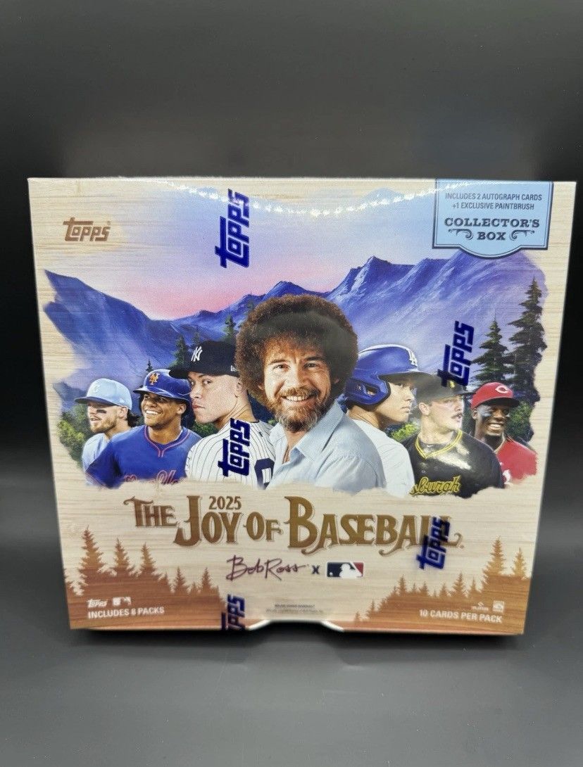 2025 Topps x Bob Ross: The Joy of Baseball - Collectors Box
