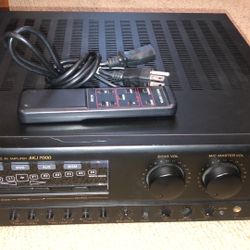 Audio 2000's AKJ-7000 360W Digital Echo Karaoke AV Mixer Power Amplifier +Remote