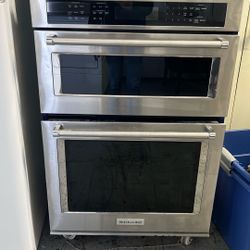 KITCHEN AID 30”WIDE MICROWAVE OVEN COMBO BUILT IN 