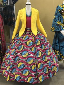 African Print Skirt $39