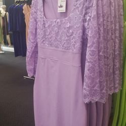 Lavender Lace Dress