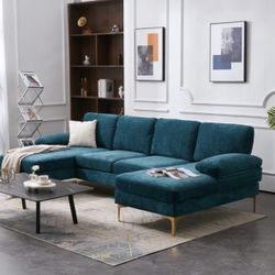 NEW Sectional- Blue Green 