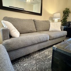 Ashley Furniture Grey Upholstered Couches