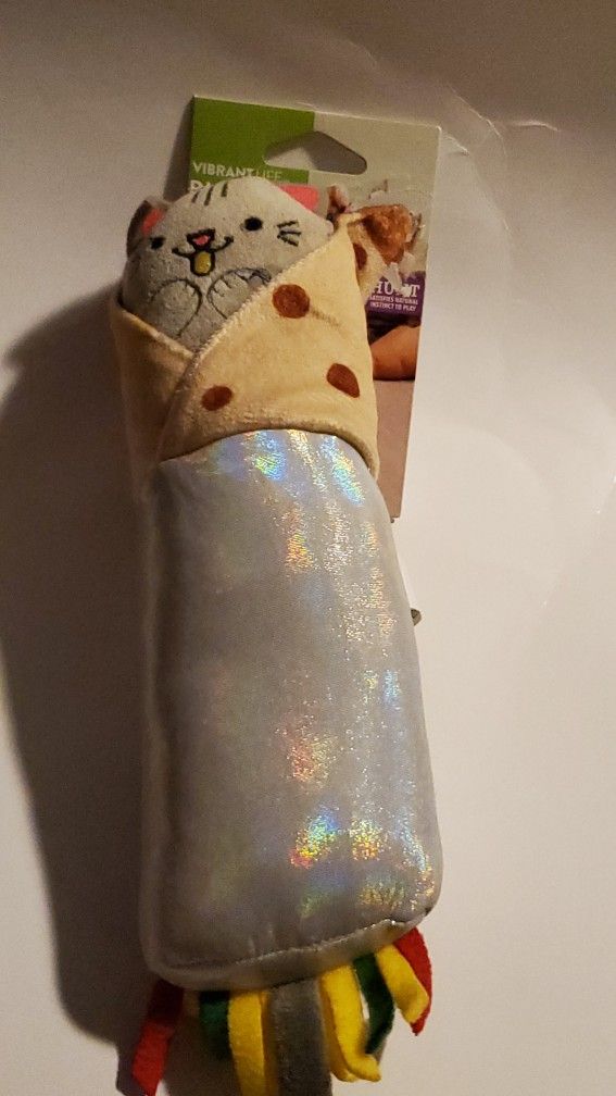 Burrito Cat Toy With Catnip