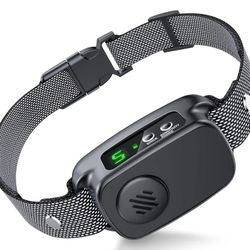Dog Bark Collar, Smart Bark Collar with 5 Adjustable Sensitivity for Large Medium Small Dogs, Automatic Anti Barking Training Collar with Beep Vibrati