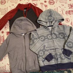 Boys Jackets/quarter zip-up Sweater