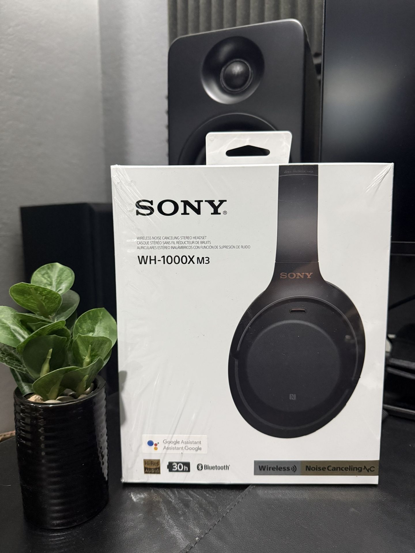 Open Box! Sony WH1000XM3 Noise Cancelling Headphones Black ANC