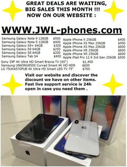 ^.^iPHONES X,XS,XR 201$ ^.^