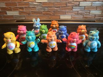 Vintage Care Bears 1983 3" Vinyl Figures (Set of 11)