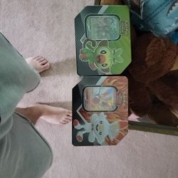 Pokemon Galar Cinderace And Rillaboom Tins