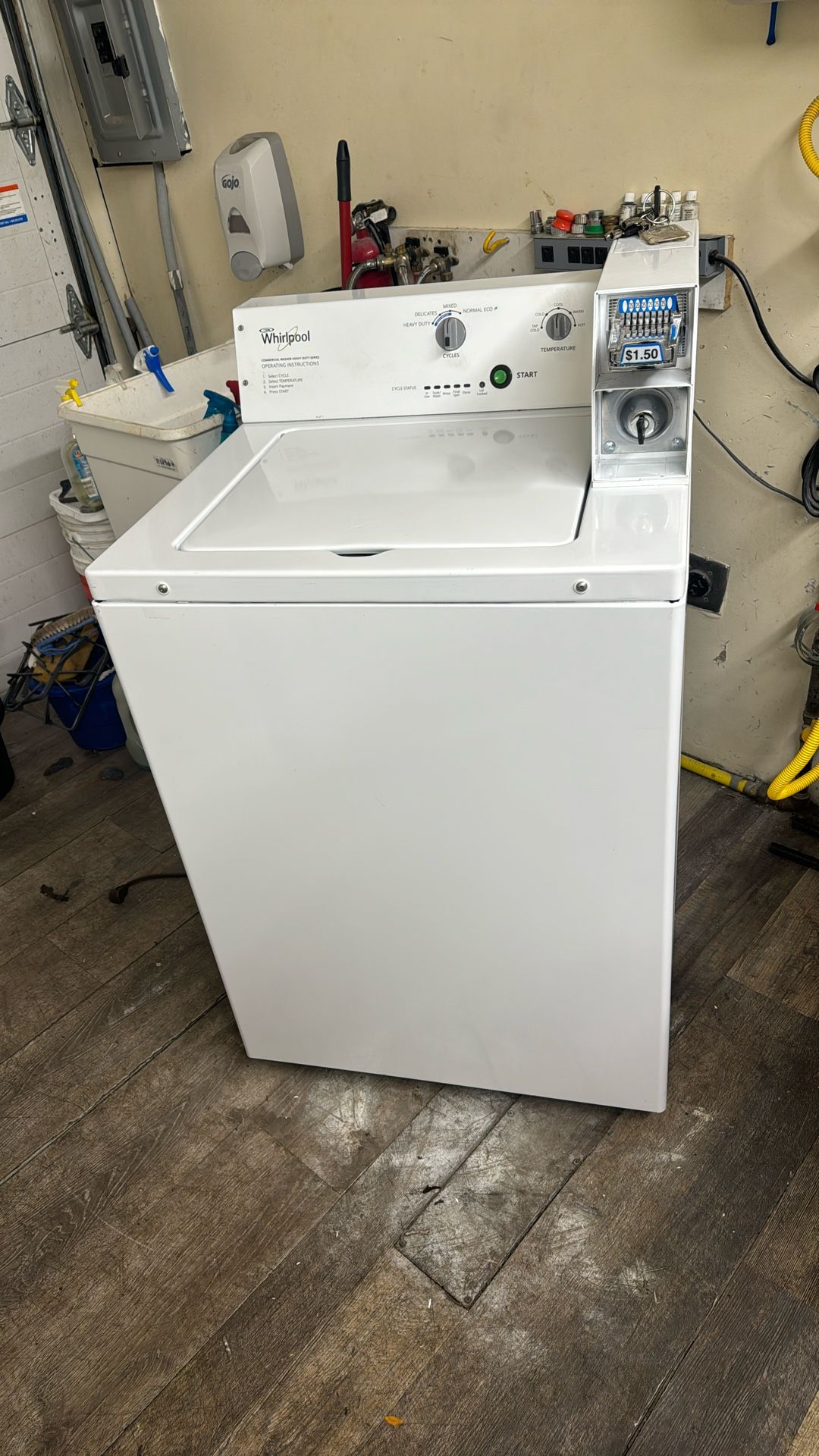 Whirlpool Washer Coin Op