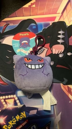 Gengar Pokémon Mini Plush Clip-On Keychain