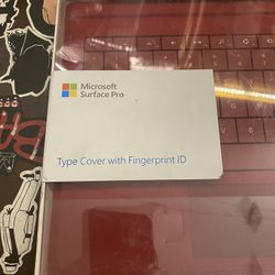 Microsoft Surface Pro Cover with Fingerprint Identifier (Black)