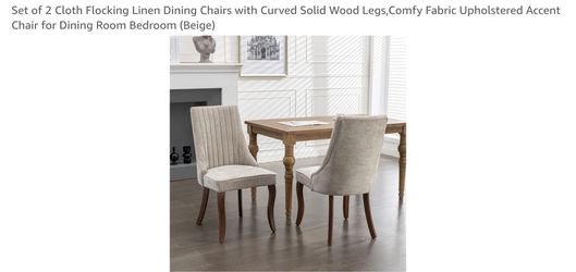 Set of 6 dining chairs