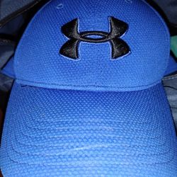 BLUE UNDER ARMOUR HAT