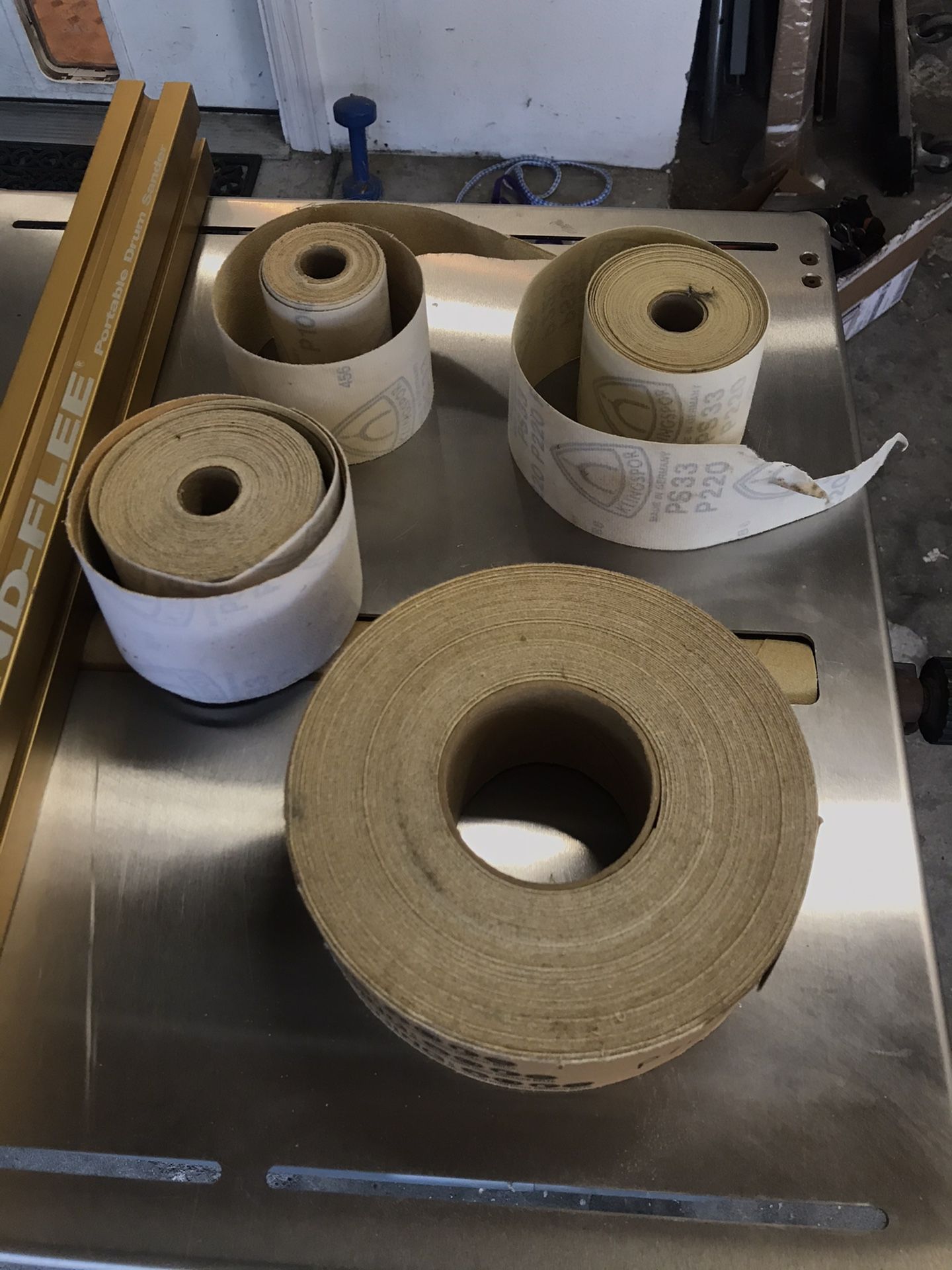 Sand Flee horizontal drum sander MAKE AN OFFER barely used excellent Baldor lots of