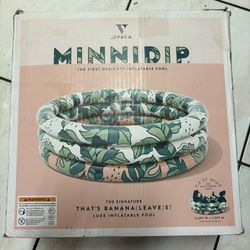 MINNIDIP Pool That’s Banana Leaves/Inflatable Pool/The Adult Kiddie Pool