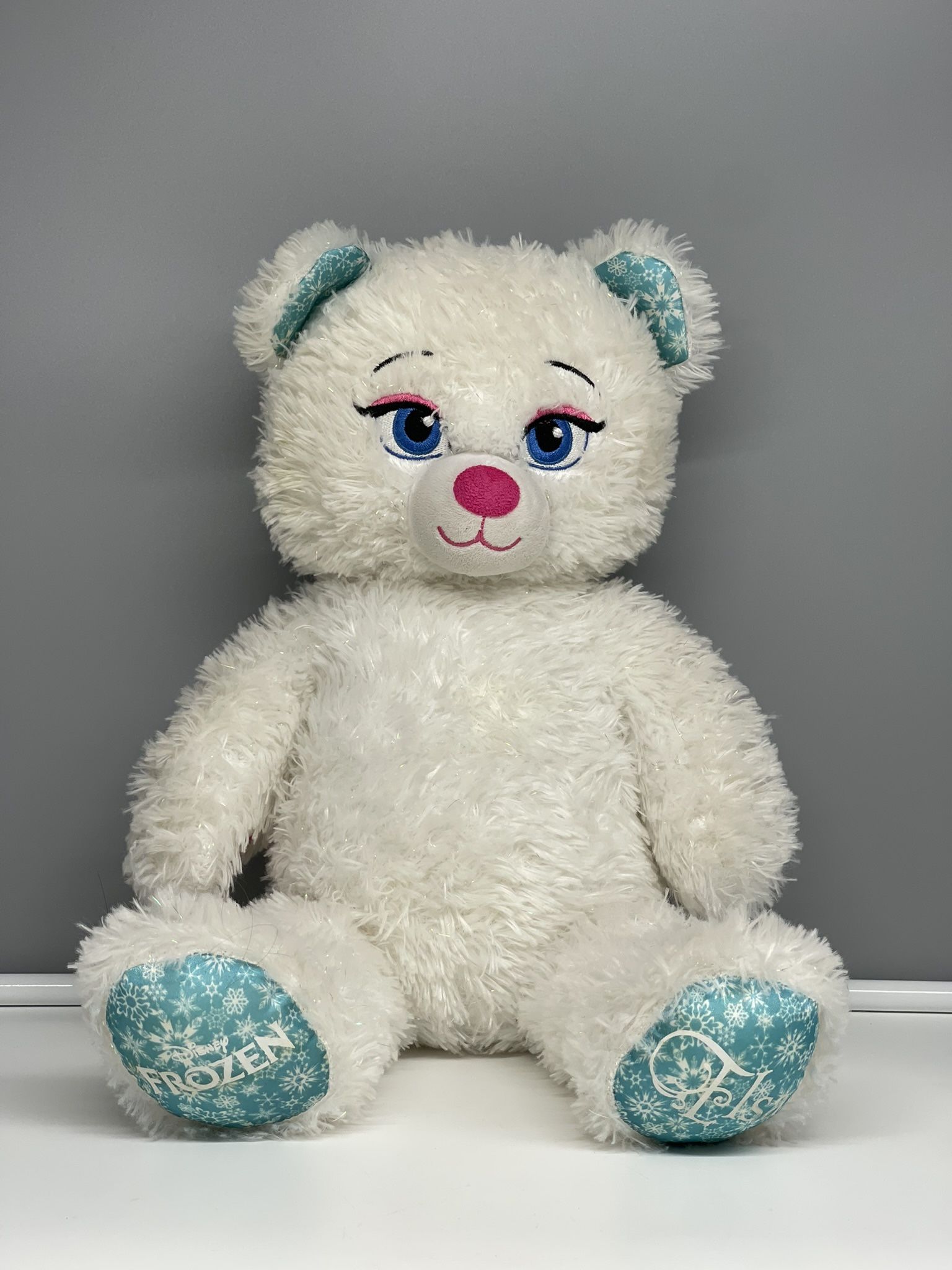 Build A Bear Workshop Frozen Plush Elsa Bear Stuffed  Animal BAB