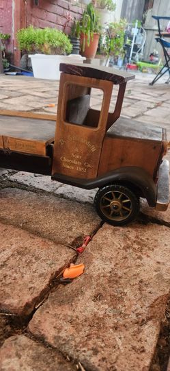 wooden truck