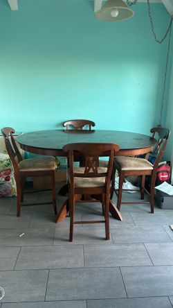 Dining table with chairs