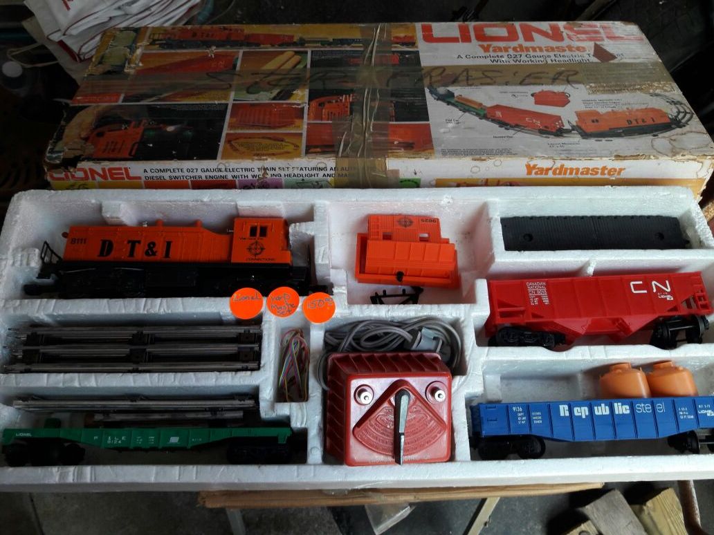 Lionel yardmaster sales train set