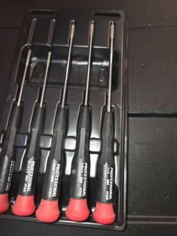 Craftsman Professional HEX 5pc Micro-Tech Precision Screwdriver Set SAE USA