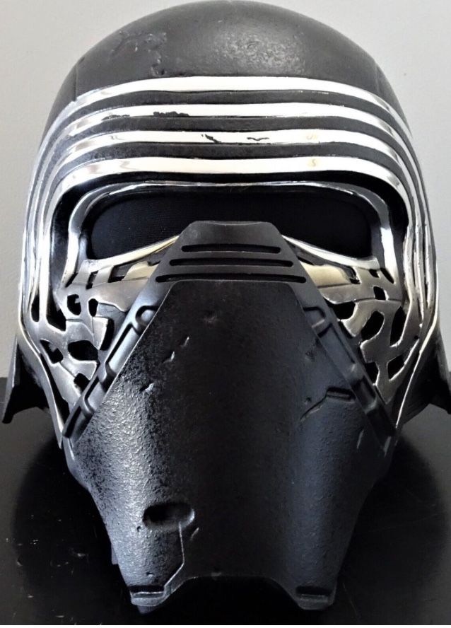 STAR WARS DENUO NOVO TFA KYLO REN PREMIER LINE FIBERGLASS HELMET MASK FIGURE