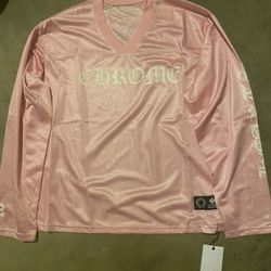 Pink Chrome Heart Jersey 