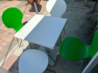 Table and chairs