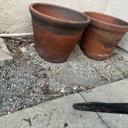 Used Clay Pots Large