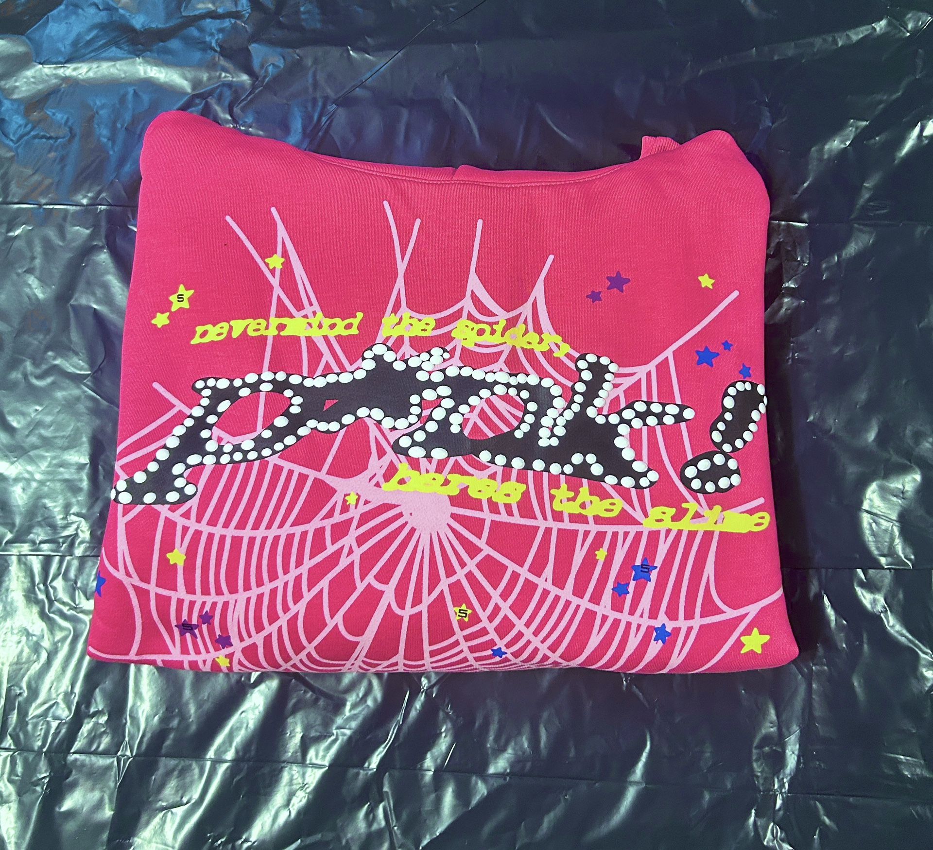 Sp5der Hoodie Pink