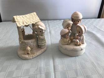 VintagePrecious Moments music box figurines  - $30 each or $50 for both
