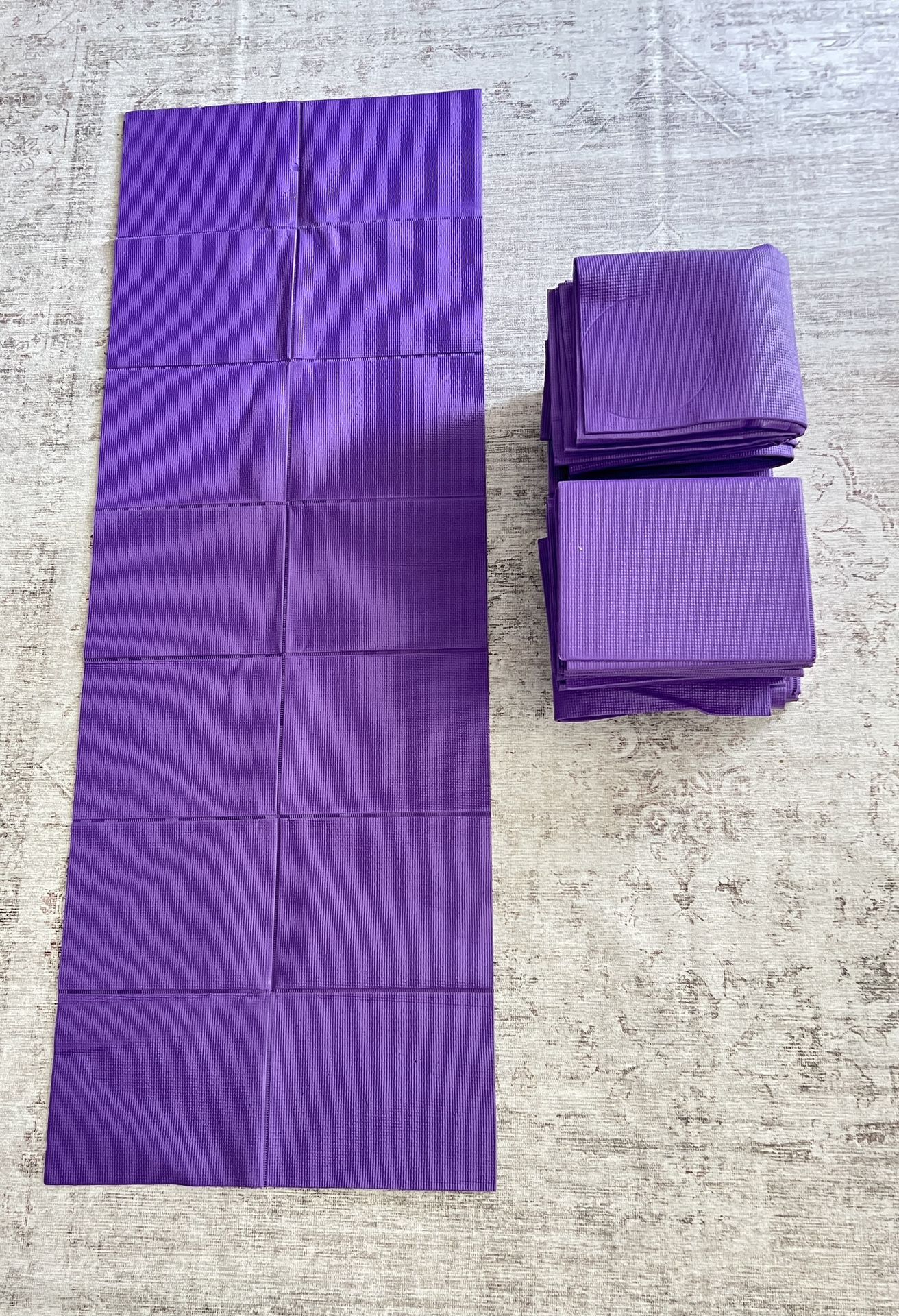 Yoga mats 9 pieces